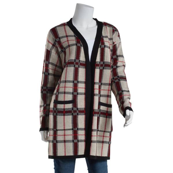 Plus Size Birch Long Sleeve Pattern Duster Cardigan - image 