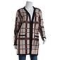 Plus Size Birch Long Sleeve Pattern Duster Cardigan - image 1