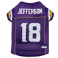 NFLPA Minnesota Vikings Justin Jefferson Pet Jersey - image 1