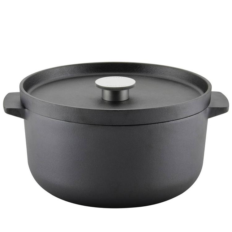 KitchenAid(R) Seasoned Cast Iron Dutch Oven Casserole Pot