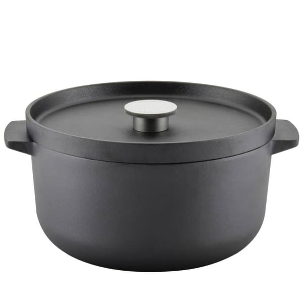 KitchenAid(R) Seasoned Cast Iron Dutch Oven Casserole Pot