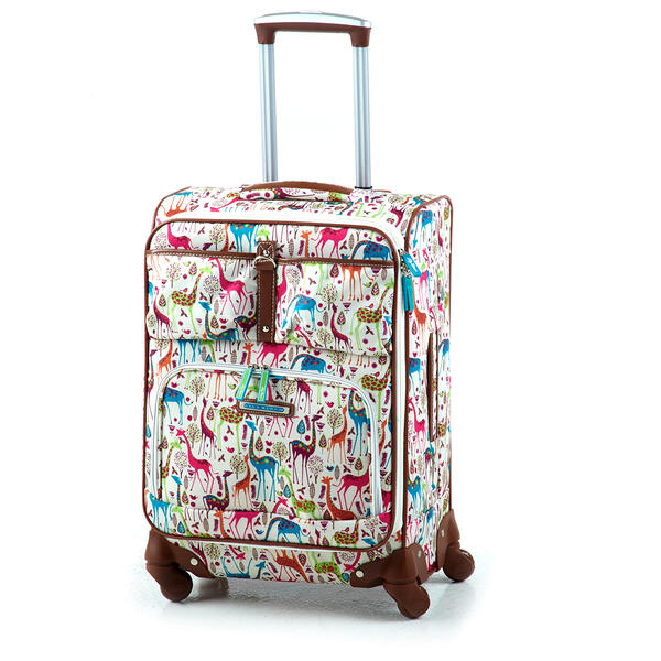 Lily Bloom Giraffe Park Softside 20in. Carry-On - image 