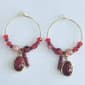Ashley Cooper(tm) Gold-Tone Cluster Berry Beaded Earrings - image 1