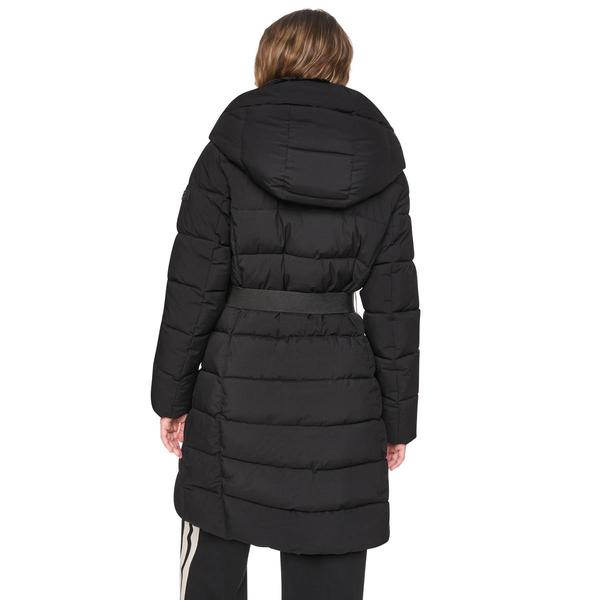 Womens DKNY Heavyweight Puffer Jacket with Belt