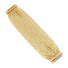 Steve Madden Gold-Tone Chainmail Bracelet