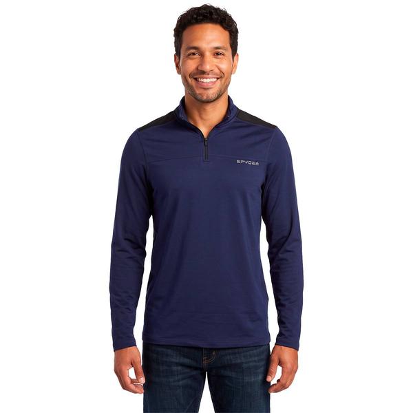 Mens Spyder Color Block 1/4 Zip Jersey - image 