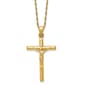 Gold Classics(tm) 14kt. 18in. Crucifix Pendant Necklace - image 1