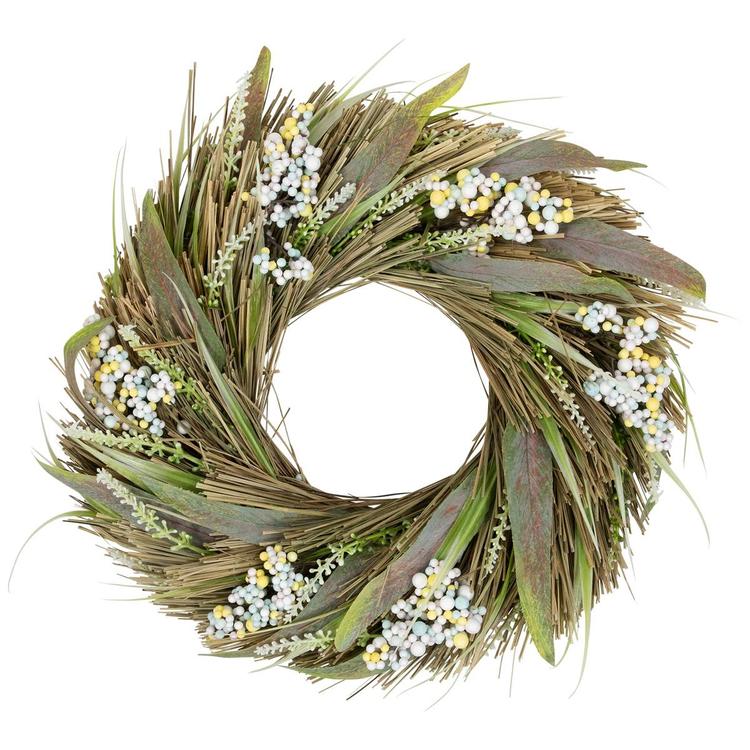 Northlight Seasonal Artificial Mixed Foliage Spring Wreath