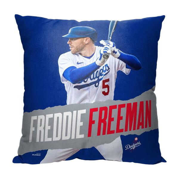 Northwest Los Angeles Dodgers 5 Freddie Freeman Throw Pillow - image 