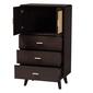 Baxton Studio Giancarlo Mid-Century Modern 3-Drawer Storage Chest - image 2