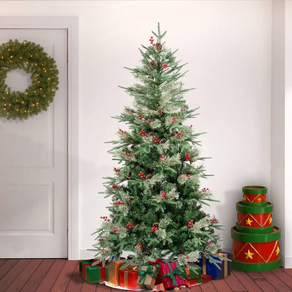 National Tree 6ft. Feel-Real&#174; Virginia Pine Mixed Christmas Tree