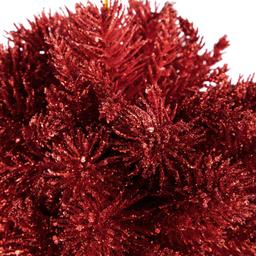 Northlight Seasonal 6in. Glittered Christmas Red Ball Ornament
