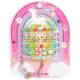 Girls Capelli(R) New York 7pc. Unicorn Smile Bracelet Set