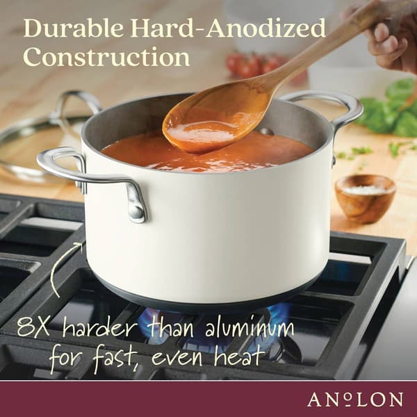 Anolon&#174; Achieve Hard Anodized Nonstick 4qt. Saucepot