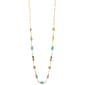 Ashley Cooper(tm) Aqua Bead & Sealife Station Long Necklace - image 1