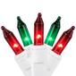 Northlight Seasonal 30ft. White Wire Red & Green Christmas Lights - image 1