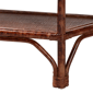 bali & pari Gaspar Marbled Tortoise Natural Rattan Console Table - image 6