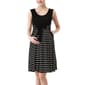 Womens Glow & Grow&#40;R&#41; Scoop Neck Stripe Maternity A-Line Dress - image 1