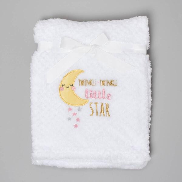 Zak & Zoey Twinkle Little Star Popcorn Blanket - image 