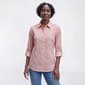 Womens Nautica Jeans Garden Paisley Roll Tab Sleeve Button Down - image 1