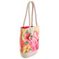 Sun ''N'' Sand Flamingo Floral Shoulder Tote - image 2
