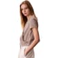 Womens Calvin Klein Short Sleeve Tile Scale Wrap Blouse - image 3