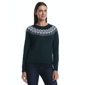 Womens Rafaella Fairisle Crewneck Sweater - image 1