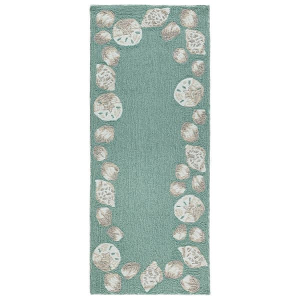 Liora Manne Capri Seashell Border Rectangular Runner - image 