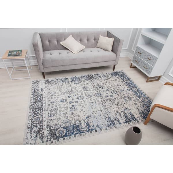 Rugs America&#8482; Prescott Atlantic Azure Transitional Area Rug
