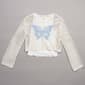 Girls (7-16) No Comment 2Fer Long Sleeve Mesh Butterfly Top/Tank - image 2