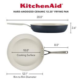 KitchenAid&#174; 12.25in. Hard Anodized Ceramic Nonstick Frying Pan
