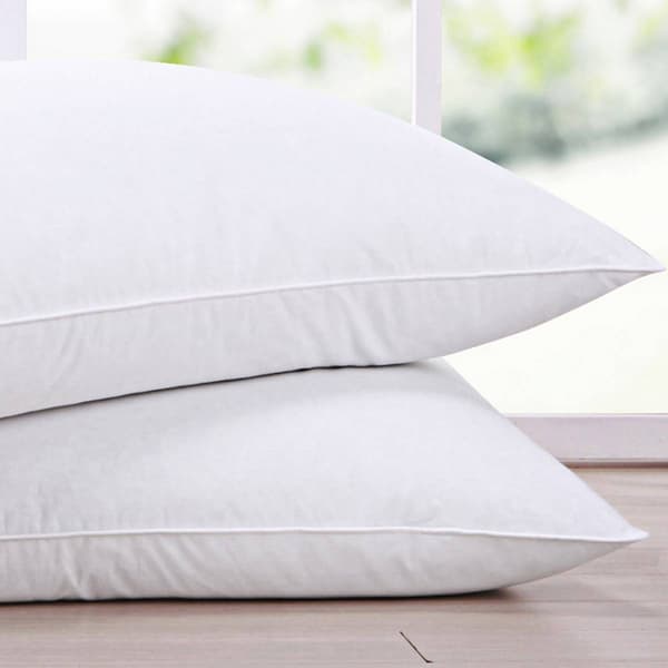 Firefly Twin Pack White Goose Nano Down and Feather Blend Pillows