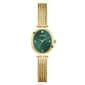 Womens Guess Ruby Gold-Tone Green Sunray Dial Watch - GW0935L2 - image 1