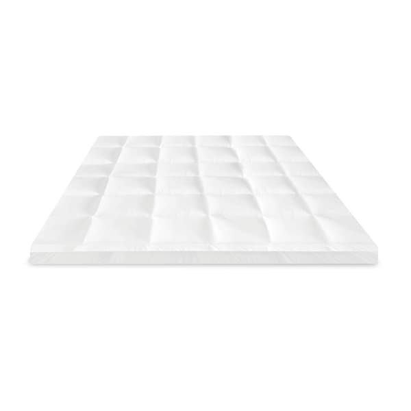 Bodipedic&#8482; 4in. Hybrid Foam & Fiber Mattress Topper