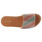 Womens Fifth &amp; Luxe Rainbow Rhinestone Slide Sandals - image 4