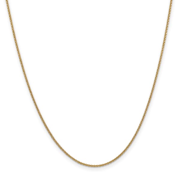 Unisex Gold Classics&#40;tm&#41; 1.4mm. 14k Gold Cable 14in. Necklace - image 