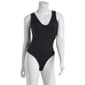 Juniors No Comment Sleeveless V-Neck Bodysuit - image 1