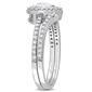 Gemstone Classics&#8482; 10kt. White Gold Sapphire Heart Bridal Set - image 2