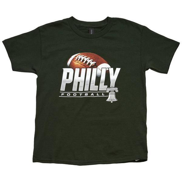 Boys (8-20) Tailgate Philadelphia Football Pigskin Short Sleeve - image 