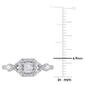 Diamond Classics&#8482; 10kt. White Gold 1/3ctw. Diamond Crossover Ring - image 5