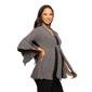 Plus Size 24/7 Comfort Apparel Tie Front Maternity Cardigan - image 2