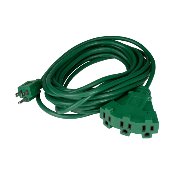 Northlight 25ft. 3-Prong Outdoor Extension Power Cord - image 