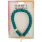 Beautiful Blessings Stretch Turquoise Beaded Cross Charm Bracelet - image 1