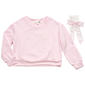Girls (4-6x) BTween(R) Long Sleeve Lace Bow Applique Top - image 1