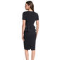 Womens Calvin Klein Short Sleeve Double Peplum Sheath Dress - image 2
