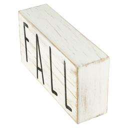 Northlight Seasonal 6in. Distressed Wood Autumn Harvest Fall Sign