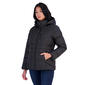 Petite Calvin Klein Puffer Coat with Faux Fur Lined Hood - image 3