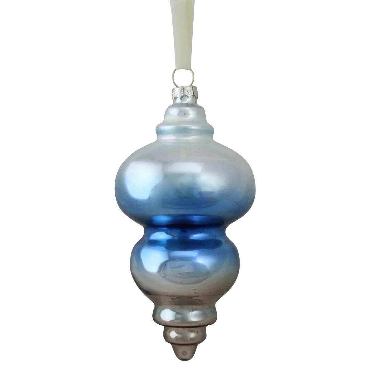 Northlight Seasonal 6in. Hanging Glass Finial Christmas...