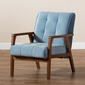 Baxton Studio Asta Mid-Century Wood Armchair - image 8