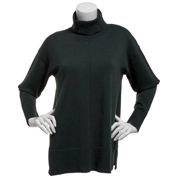 Womens Preswick & Moore(R) Long Sleeve Solid Turtleneck Sweater - image 